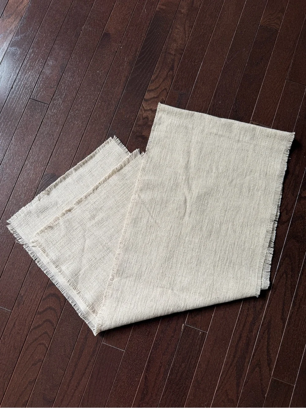 Threshold Beige Woven Table Runner